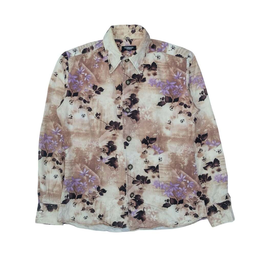 Tornado Mart Floral Long Sleeve Shirt